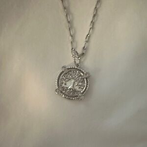 Origami Owl Silver Tree Necklace